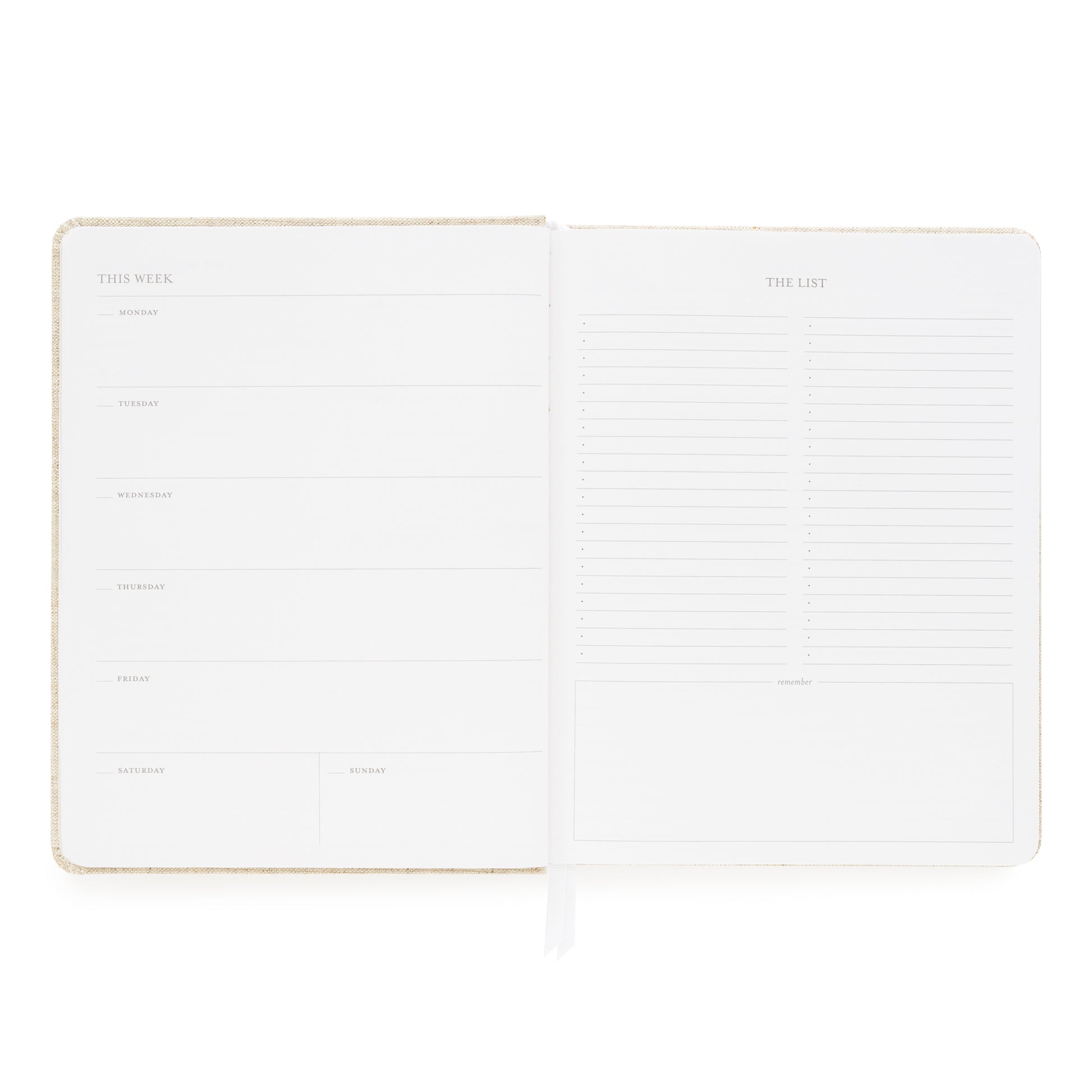 This Week Weekly Planning Page with Each Day of the Week and large the list